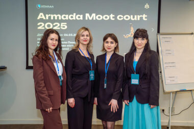 ЮК «АРМАДА» провела першу 1/8 фіналу змагань Armada Moot Court 2025!
