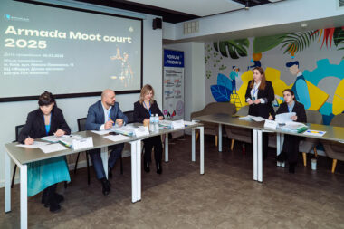 ЮК «АРМАДА» провела першу 1/8 фіналу змагань Armada Moot Court 2025!